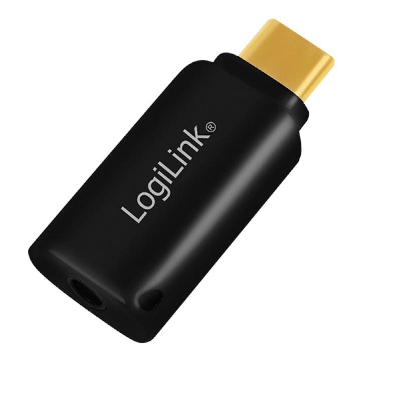 Кабел/адаптер USB-C to 3.5 mm audio adapter, Logilink UA0356на ниска цена с бърза доставка - BestPC.BG