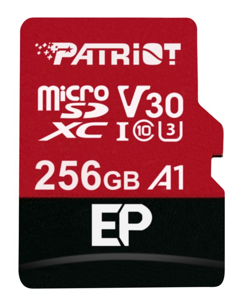 Patriot EP Series 256GB micro SDXC V30на ниска цена с бърза доставка - BestPC.BG