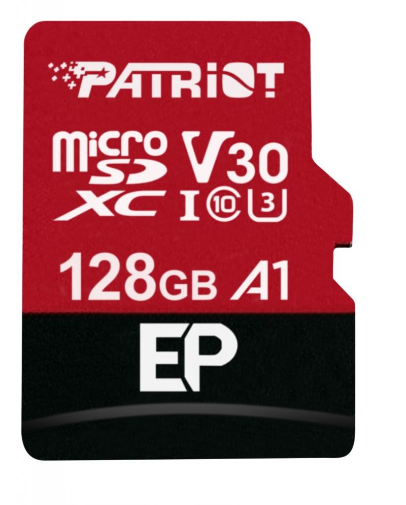 Patriot EP Series 128GB micro SDXC V30на ниска цена с бърза доставка - BestPC.BG