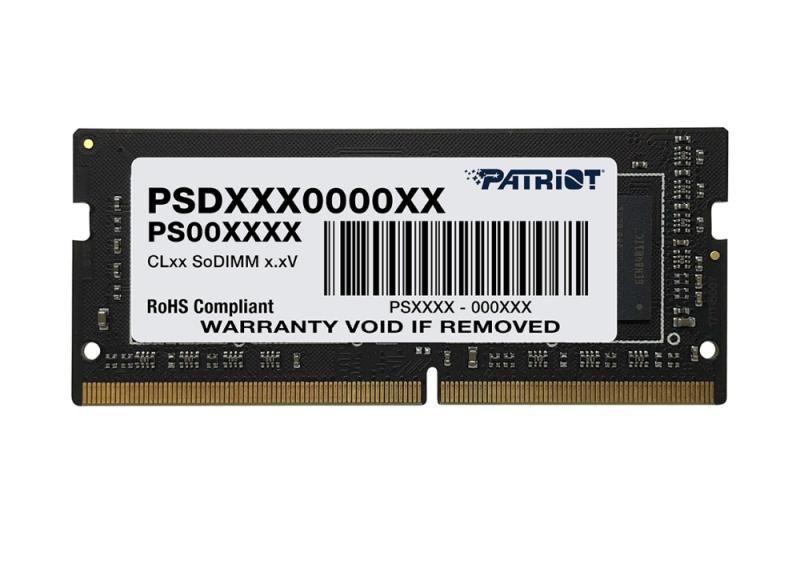 Памет 4GB DDR4 SoDIMM 2400 Patriotна ниска цена с бърза доставка - BestPC.BG