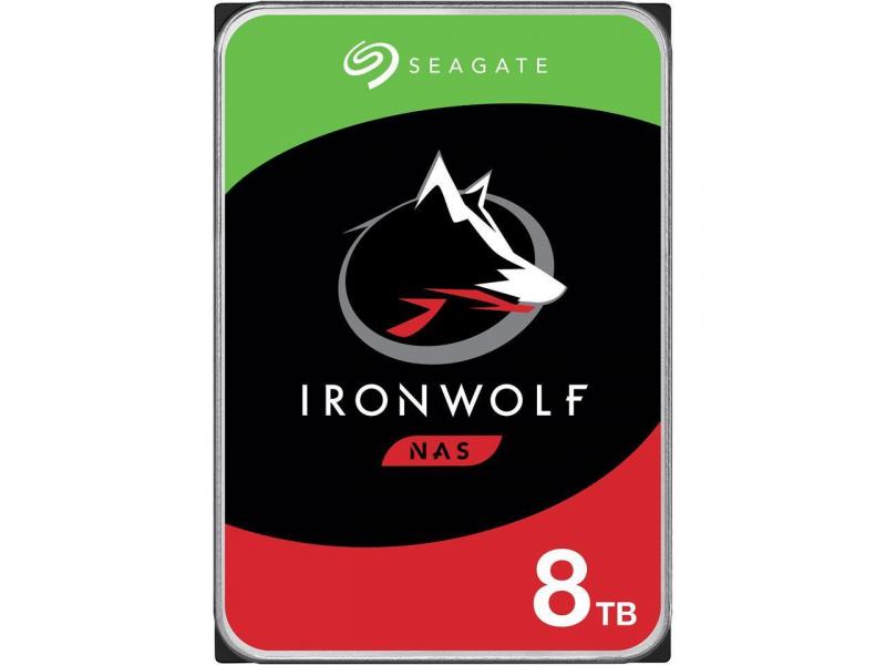 HDD NAS SEAGATE IronWolf ST8000VN004, 8TB, 256MB Cache, SATA 6.0Gb-sна ниска цена с бърза доставка - BestPC.BG
