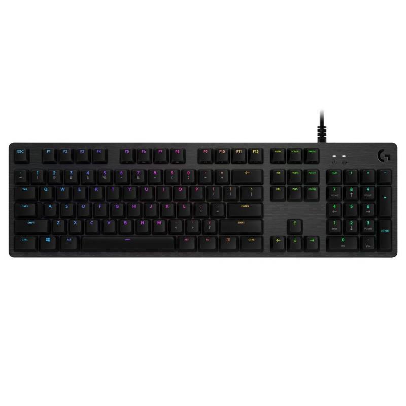 Геймърска механична клавиатура Logitech G512 Carbon GX Red Linearна ниска цена с бърза доставка - BestPC.BG