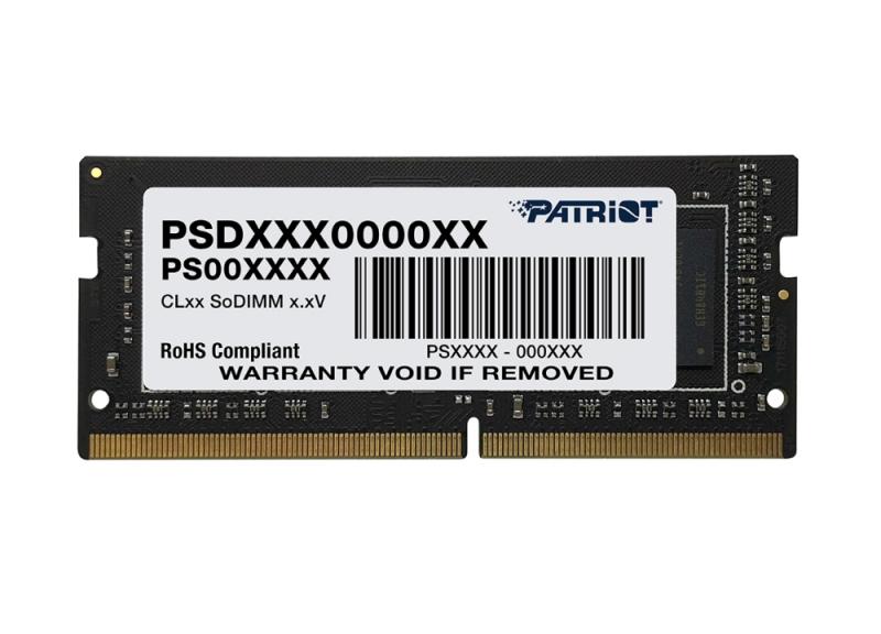 Памет 8GB DDR4 SoDIMM 2666 Patriotна ниска цена с бърза доставка - BestPC.BG