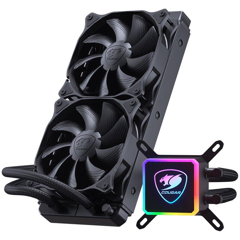 Водно охлаждане COUGAR AQUA 240mm, Intel and AMD, Pump Speed: 3200 ± 10% R.P.Mна ниска цена с бърза доставка - BestPC.BG