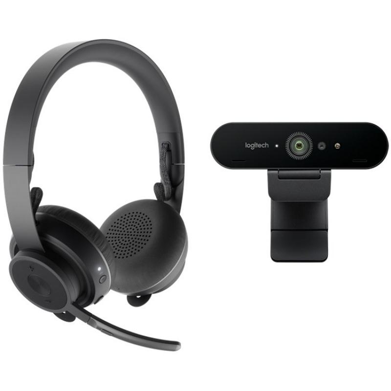 Уеб камера LOGITECH PRO PERSONAL VIDEO COLLABORATION KIT (ZONE WIRELESS + BRIO) - WWна ниска цена с бърза доставка - BestPC.BG