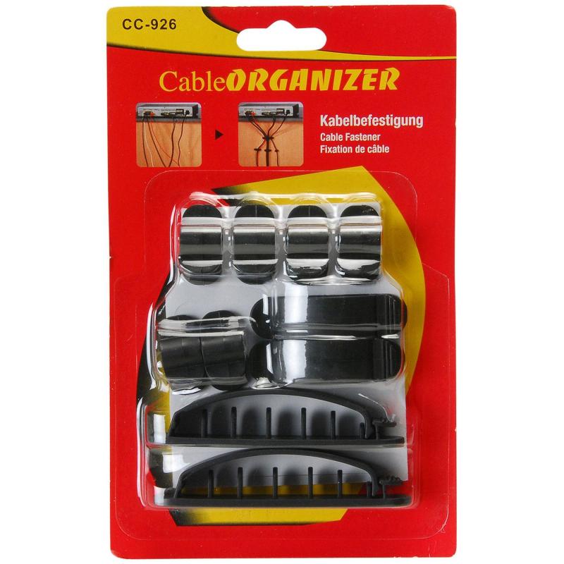 Продукт Makki комплект държачи за кабели Cable Organizer KIT - MAKKI-CLAMPS-S1на ниска цена с бърза доставка - BestPC.BG