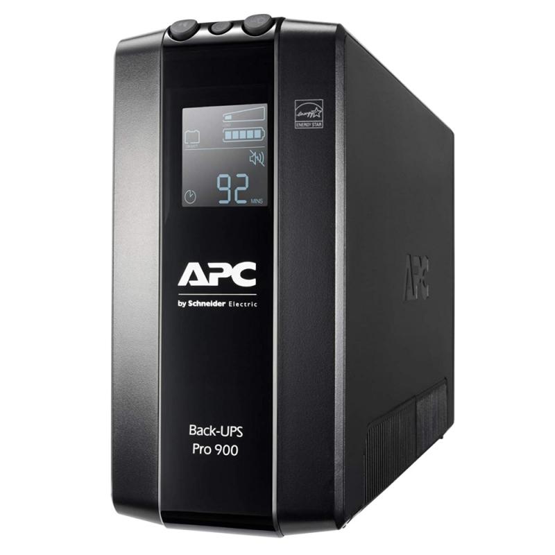 Непрекъсваемо захранване (UPS) APC Back UPS Pro BR 900VA, 6 Outlets, AVR, LCD Interfaceна ниска цена с бърза доставка - BestPC.BG
