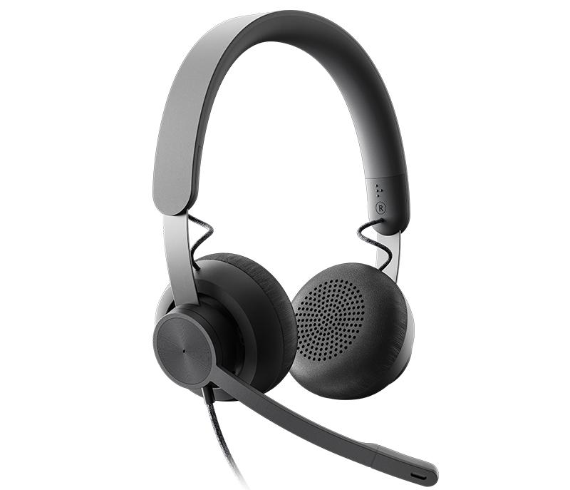 Слушалки Logitech Zone Wired USB Headset, UC, Noise-cancelling Microphone, Flexible Mic, Passive Noise Isolation, Inline controls, USB-C & USB-A, Graphiteна ниска цена с бърза доставка - BestPC.BG
