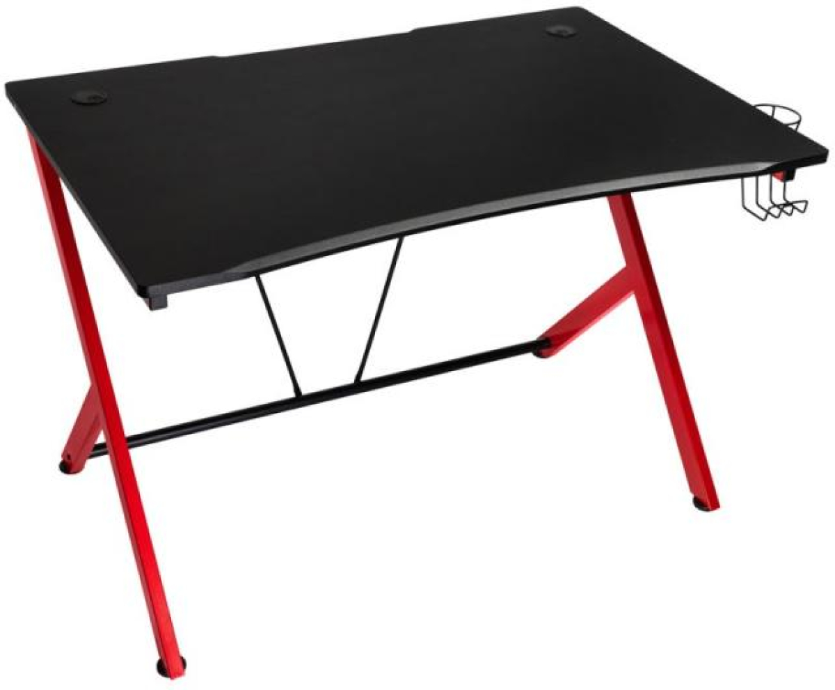 Бюро Nitro Concepts D12, Стоманена рамка, MDF, Поставки, Черенна ниска цена с бърза доставка - BestPC.BG