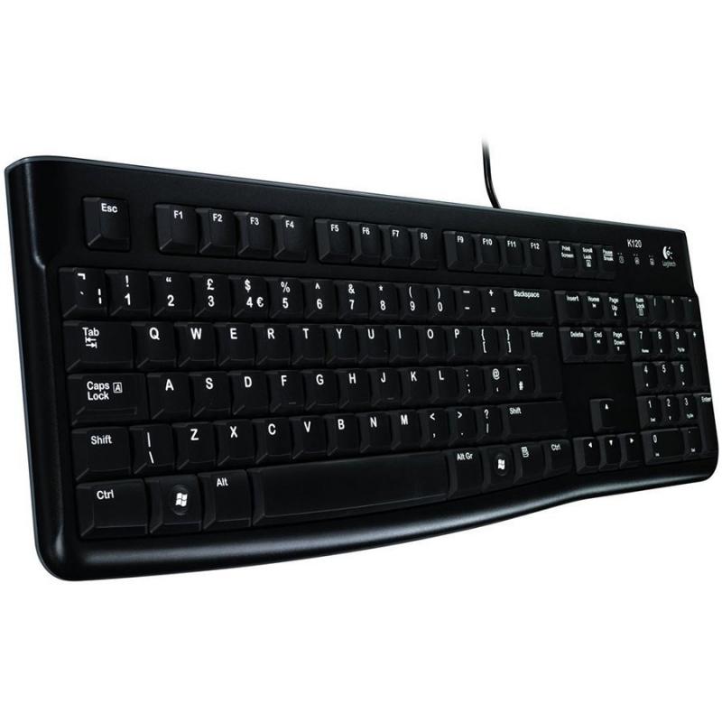 Клавиатура LOGITECH Corded Keyboard K120 - EER - US International layoutна ниска цена с бърза доставка - BestPC.BG