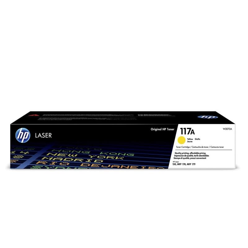 Тонер за лазерен принтер HP 117A Yellow Original Laser Toner Cartridgeна ниска цена с бърза доставка - BestPC.BG