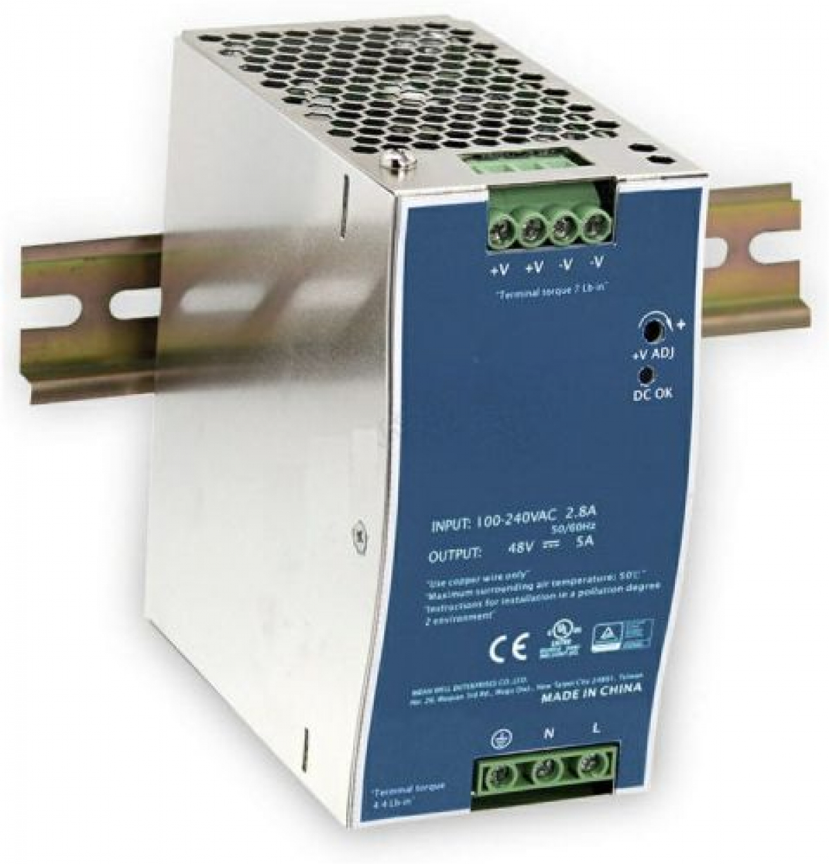 Аксесоар за камера Захранване Dahua EDP-75-48, 48V-75W изход, индустриалнона ниска цена с бърза доставка - BestPC.BG