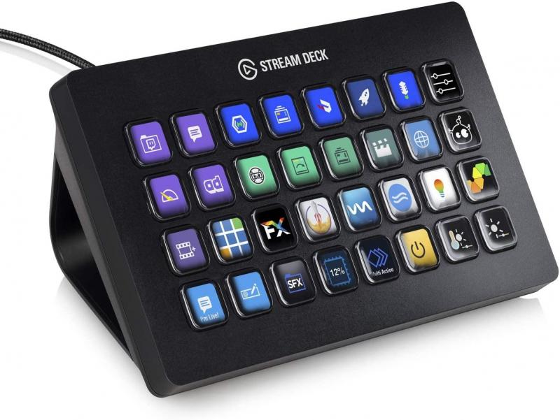 Мултимедиен продукт Elgato Stream Deck, 32 LCD бутона, черенна ниска цена с бърза доставка - BestPC.BG