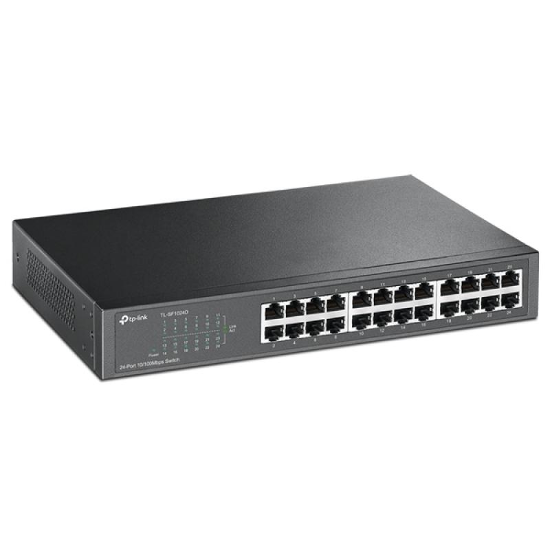 Комутатор/Суич TP-LINK TL-SF1024D 24port 10-100 Switchна ниска цена с бърза доставка - BestPC.BG