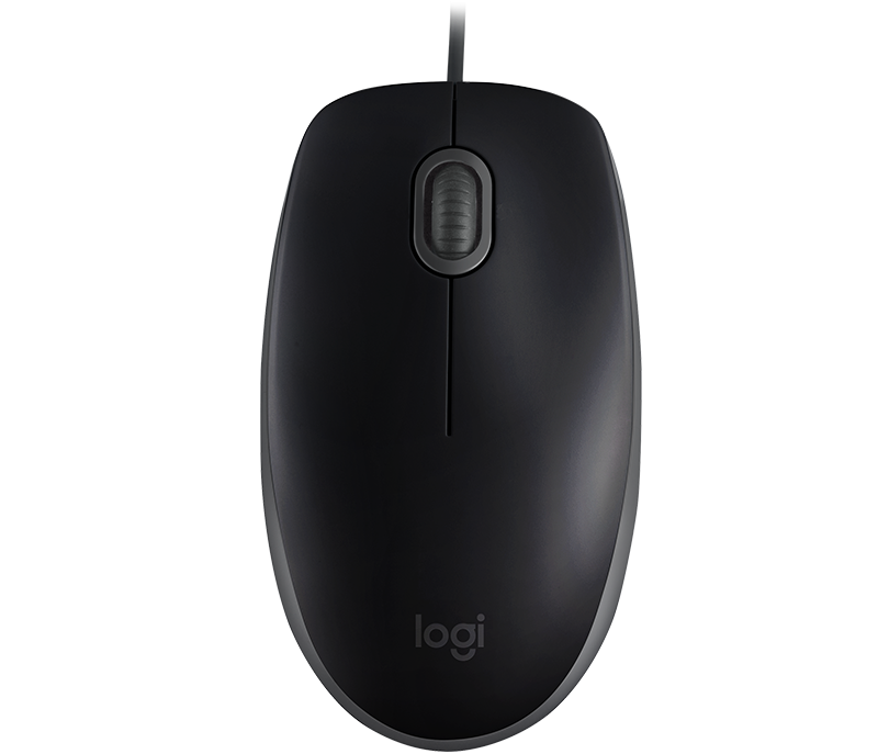 Жична оптична мишка LOGITECH B110на ниска цена с бърза доставка - BestPC.BG