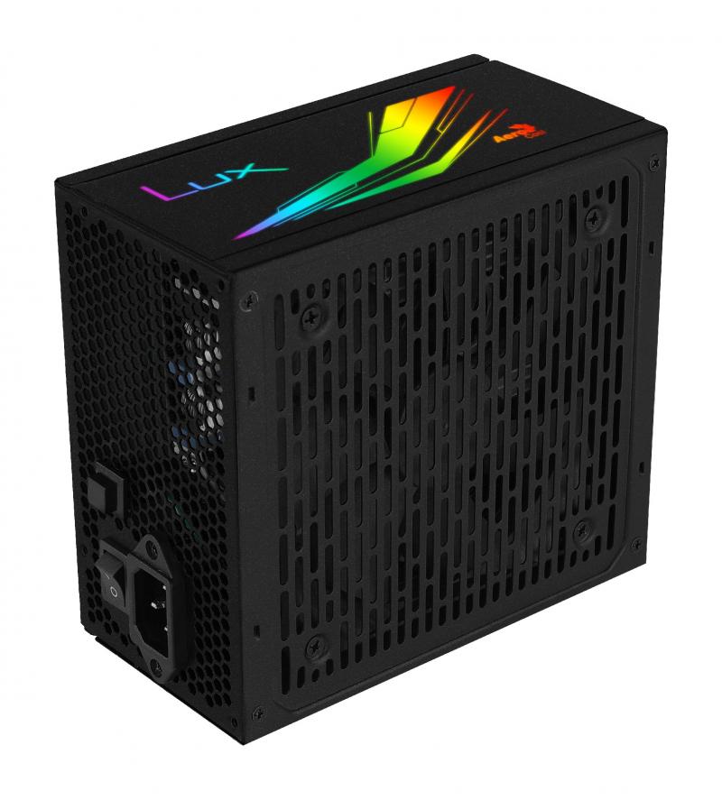 Захранване AeroCool PSU LUX RGB 650W - Bronze, RGB Addressable - ACPB-LX65AEC.11на ниска цена с бърза доставка - BestPC.BG