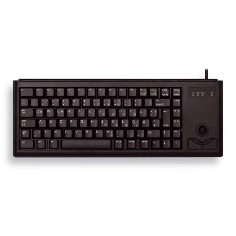 Компактна жична клавиатура CHERRY G84-4400 с Trackballна ниска цена с бърза доставка - BestPC.BG