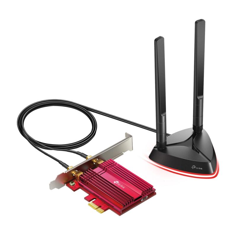 WiFi безжична карта/адаптер Bluetooth 5.0 PCIe адптер TP-Link Archer TX3000E Wi-Fi 6на ниска цена с бърза доставка - BestPC.BG