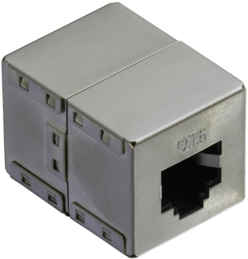 Розетка VALUE 21.99.3002 :: RJ-45 мodular Coupler, Cat.6 (Class E), STP, сребристна ниска цена с бърза доставка - BestPC.BG