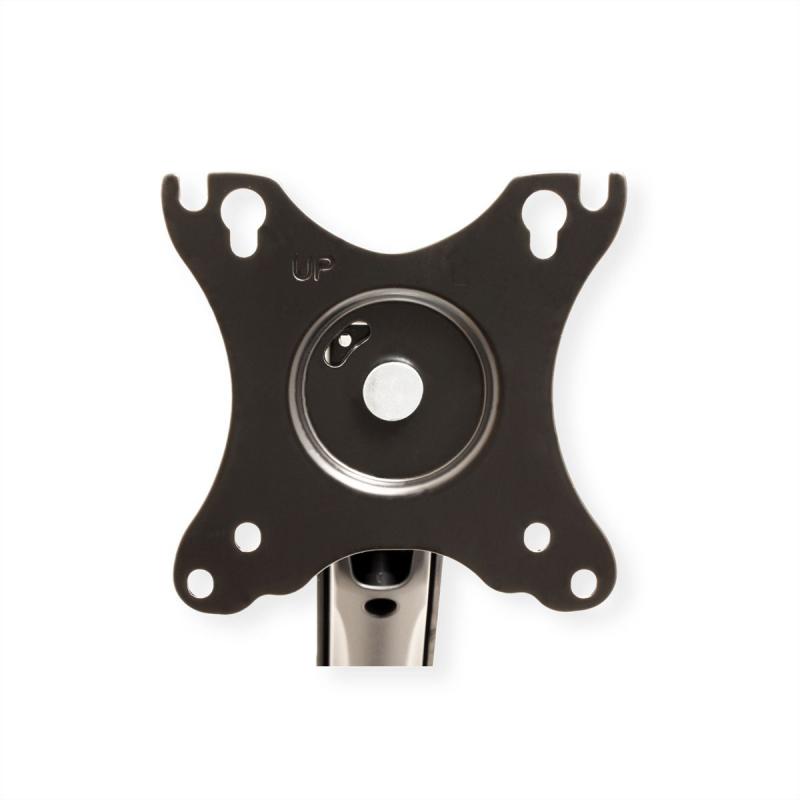 ROLINE 17.99.1163 :: VALUE пневматична стойка за монитор, за плот, 2 мониторана ниска цена с бърза доставка - BestPC.BG