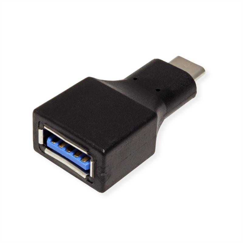 VALUE 12.99.9030 :: Адаптер, USB 3.2 Gen 1, C-A, M-F, OTG, черенна ниска цена с бърза доставка - BestPC.BG