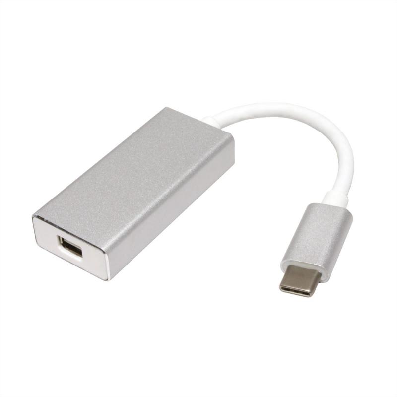 ROLINE 12.03.3225 :: Type C - Mini DisplayPort адаптер, v1.2, M-Fна ниска цена с бърза доставка - BestPC.BG