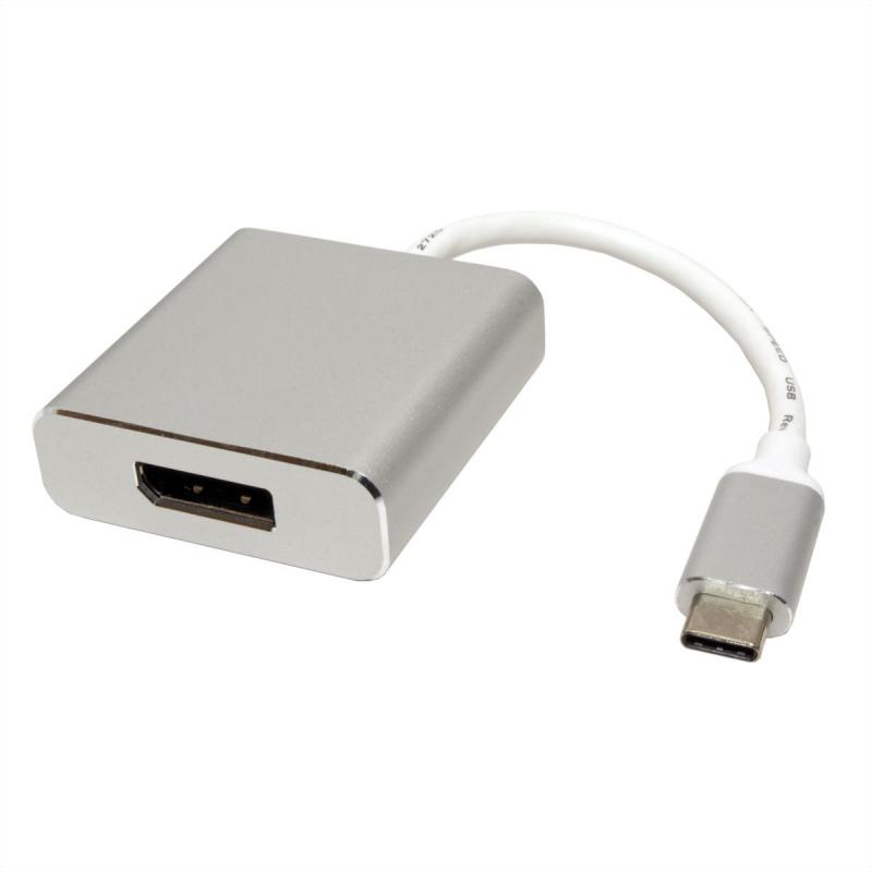 ROLINE 12.03.3220 :: Type C - DisplayPort адаптер, v1.2, M-Fна ниска цена с бърза доставка - BestPC.BG