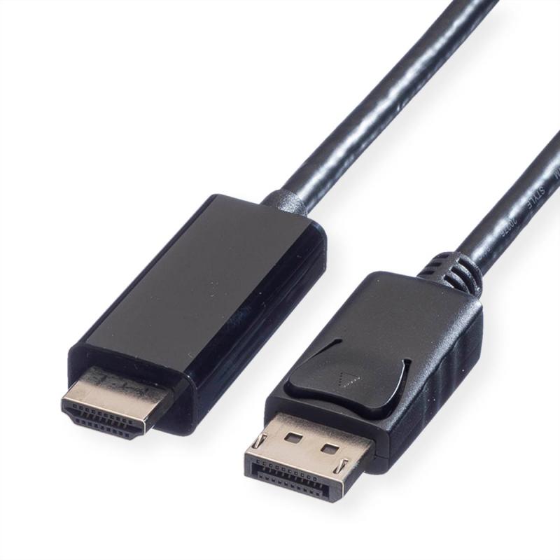 VALUE 11.99.5788 :: DisplayPort кабел, DisplayPort - UHDTV, M-M, черен, 5.0 мна ниска цена с бърза доставка - BestPC.BG