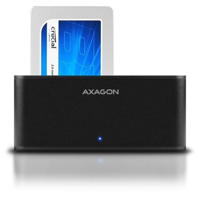 Кутия/Чекмедже за HDD AXAGON ADSA-SN USB3.0 - 1x SATA 6G HDD Dock Station, Blackна ниска цена с бърза доставка - BestPC.BG