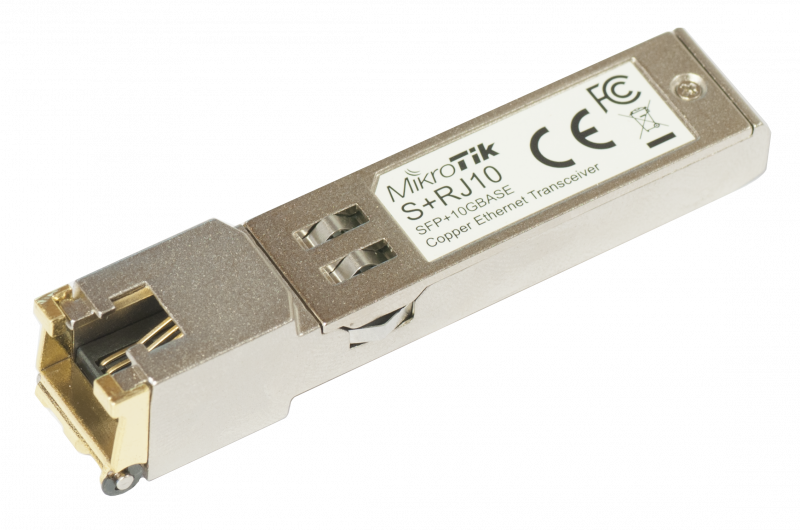 SFP Модул SFP+ модул MikroTik S+RJ10на ниска цена с бърза доставка - BestPC.BG