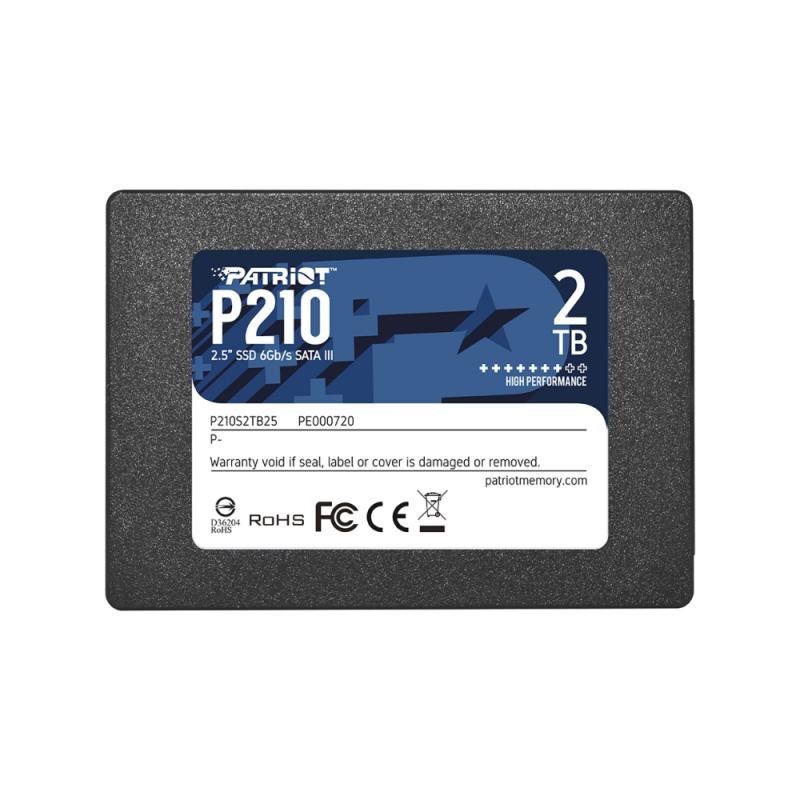 SSD Patriot P210 2TB SATA3 2.5на ниска цена с бърза доставка - BestPC.BG