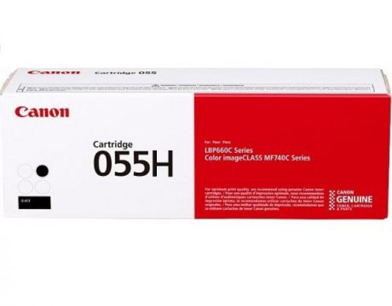 Тонер за лазерен принтер Canon CRG-055H, за Canon LBP66x/MF74x series, 7600 копия, черенна ниска цена с бърза доставка - BestPC.BG