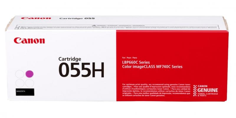 Тонер за лазерен принтер Canon CRG-055H, за Canon LBP66x/MF74x series, 5900 копия, магентана ниска цена с бърза доставка - BestPC.BG