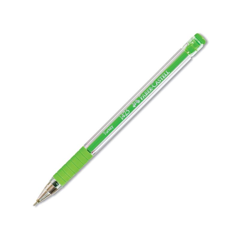 Faber-Castell Химикалка 1425 Fine, светлозеленана ниска цена с бърза доставка - BestPC.BG