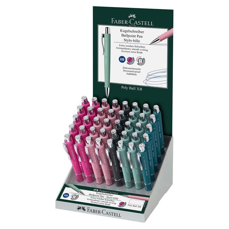 Faber-Castell Химикалка Poly Ball Urban, 40 броя в дисплейна ниска цена с бърза доставка - BestPC.BG