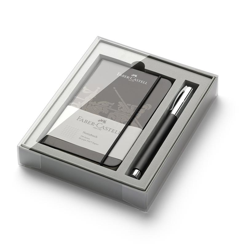 Faber-Castell Комплект Ambition Resin, ролер и тефтер A6на ниска цена с бърза доставка - BestPC.BG