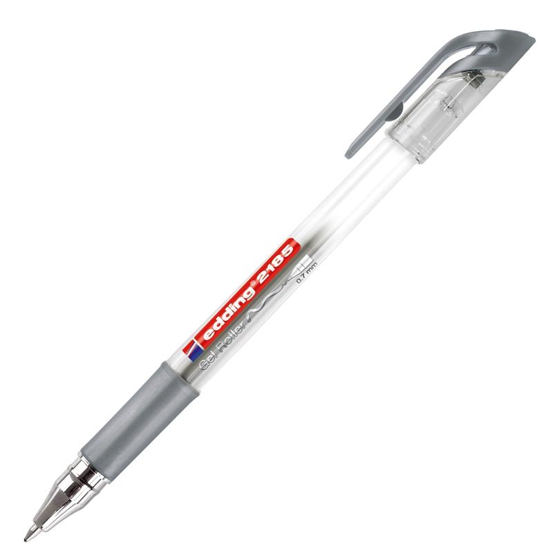 Edding Гел ролер 2185, 0.7 mm, сребристна ниска цена с бърза доставка - BestPC.BG