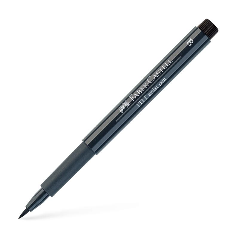 Faber-Castell Маркер-четка Pitt Artist Pen, B, № 235, студеносив VIна ниска цена с бърза доставка - BestPC.BG