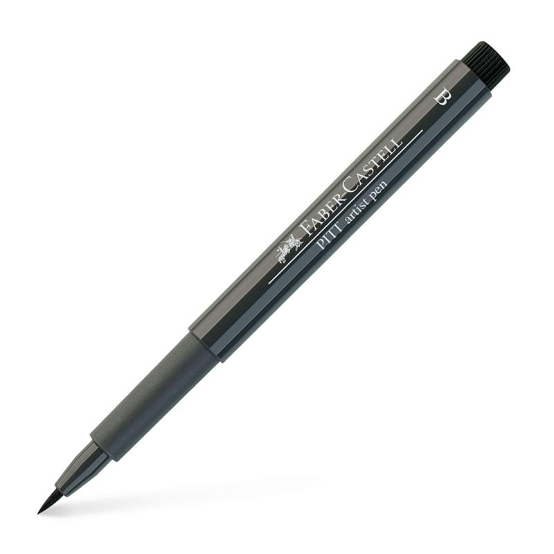 Faber-Castell Маркер-четка Pitt Artist Pen, B, № 274, топлосив Vна ниска цена с бърза доставка - BestPC.BG