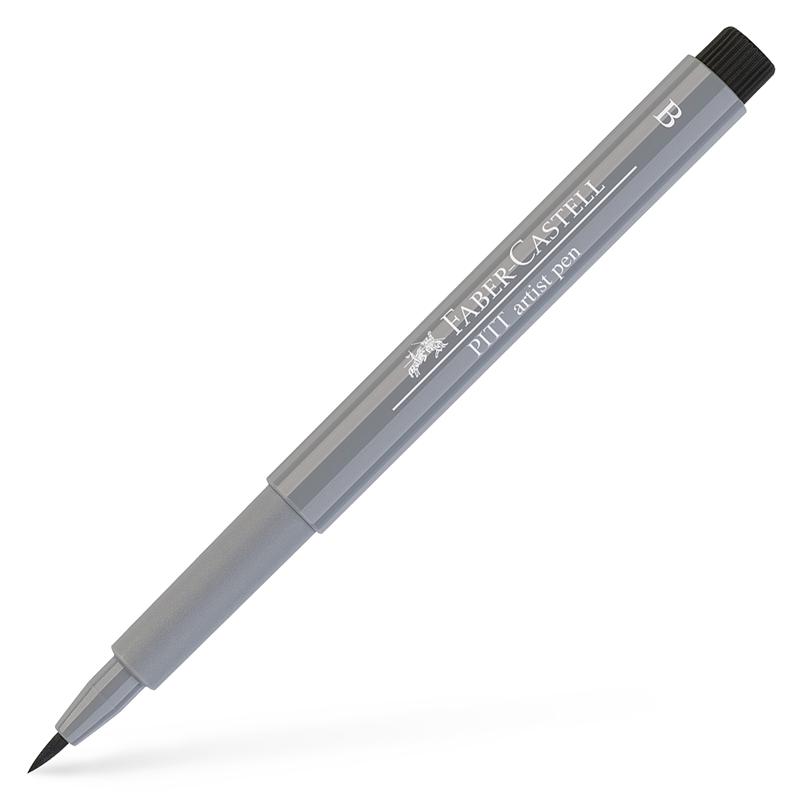 Faber-Castell Маркер-четка Pitt Artist Pen, B, № 232, студеносив IIIна ниска цена с бърза доставка - BestPC.BG
