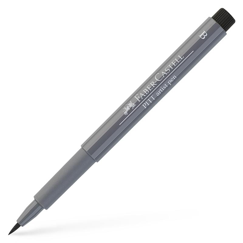 Faber-Castell Маркер-четка Pitt Artist Pen, B, № 233, студеносив IVна ниска цена с бърза доставка - BestPC.BG