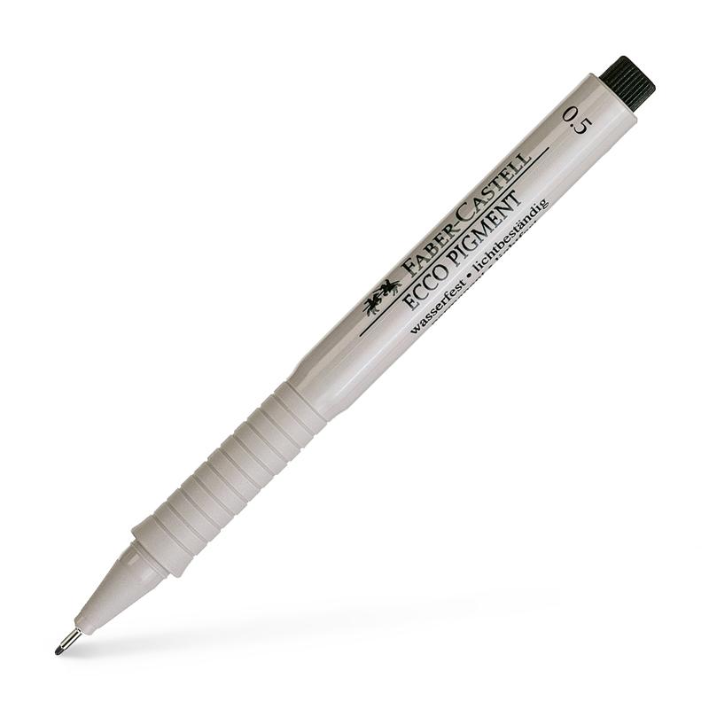 Faber-Castell Тънкописец Ecco Pigment, 0.5 mm, черенна ниска цена с бърза доставка - BestPC.BG