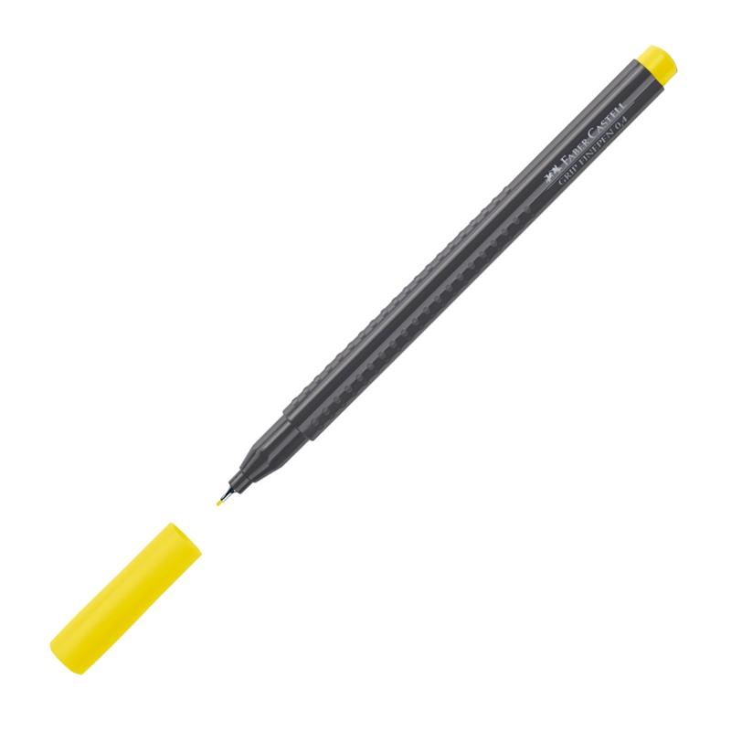 Faber-Castell Тънкописец Grip, 0.4 mm, жълт хромна ниска цена с бърза доставка - BestPC.BG