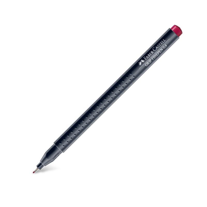 Faber-Castell Тънкописец Grip, 0.4 mm, наситеночервенна ниска цена с бърза доставка - BestPC.BG