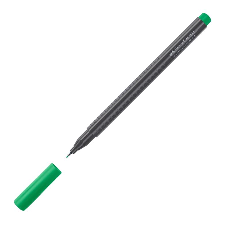 Faber-Castell Тънкописец Grip, 0.4 mm, смарагдовозеленна ниска цена с бърза доставка - BestPC.BG