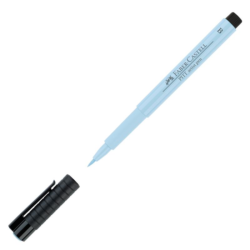 Faber-Castell Маркер-четка Pitt Artist Pen, B, № 148, леденосинна ниска цена с бърза доставка - BestPC.BG