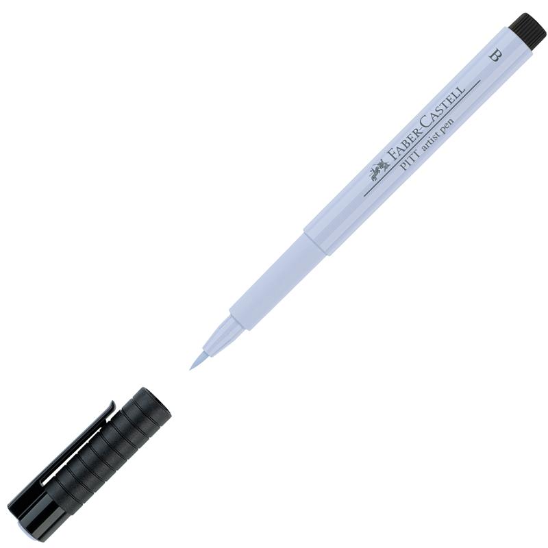 Faber-Castell Маркер-четка Pitt Artist Pen, B, № 220, светло индигона ниска цена с бърза доставка - BestPC.BG
