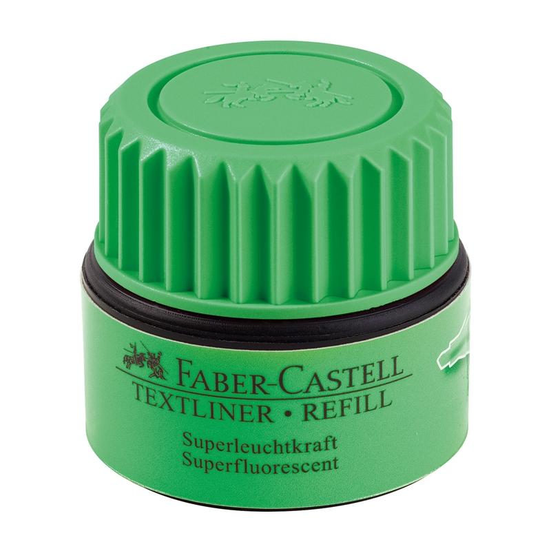 Faber-Castell Мастилница за текст маркер, 25 ml, зеленана ниска цена с бърза доставка - BestPC.BG