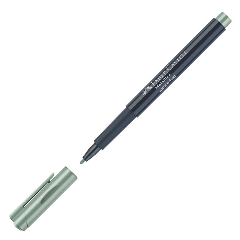 Faber-Castell Маркер, объл, 1.5 mm, металик, светлозеленна ниска цена с бърза доставка - BestPC.BG