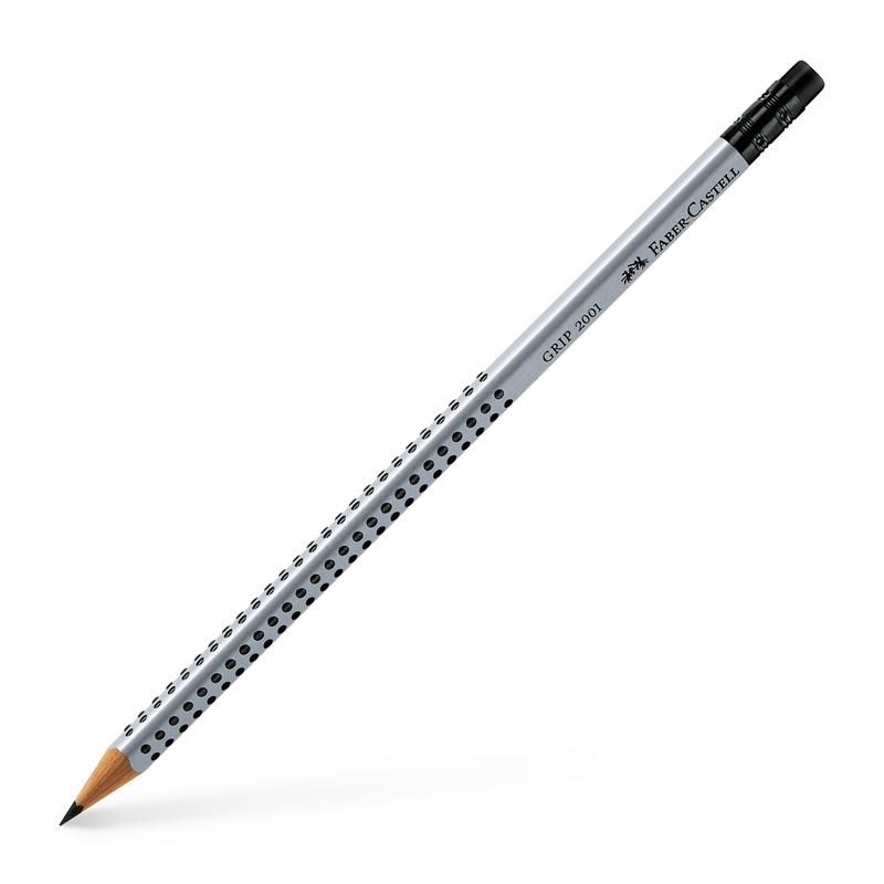 Faber-Castell Молив Grip 2001, чернографитен, B, с гумана ниска цена с бърза доставка - BestPC.BG